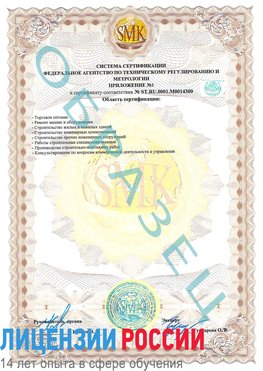 Образец сертификата соответствия (приложение) Сегежа Сертификат OHSAS 18001